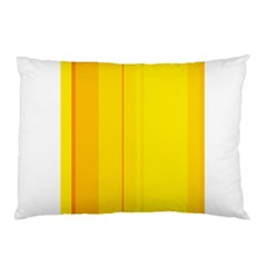 Yellow Lines Pillow Case by Valentinaart