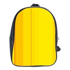 Yellow Lines School Bags(large)  by Valentinaart