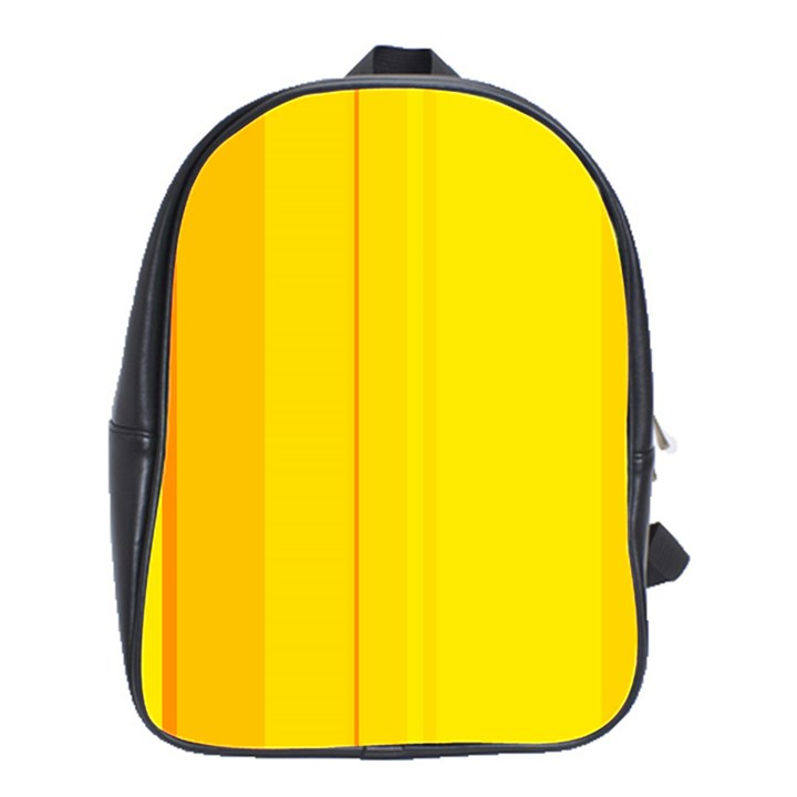 Yellow lines School Bags(Large) 