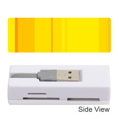 Yellow Lines Memory Card Reader (stick) 