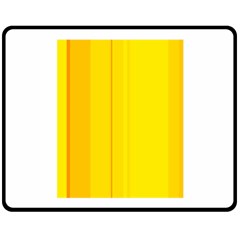 Yellow Lines Double Sided Fleece Blanket (medium) 