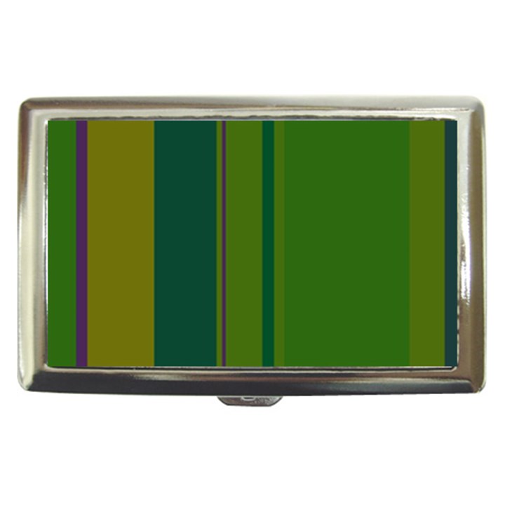 Green elegant lines Cigarette Money Cases