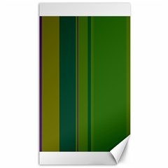 Green Elegant Lines Canvas 40  X 72  