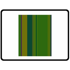 Green Elegant Lines Fleece Blanket (large) 