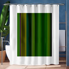 Green Elegant Lines Shower Curtain 60  X 72  (medium)  by Valentinaart