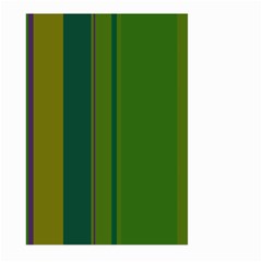 Green Elegant Lines Large Garden Flag (two Sides)