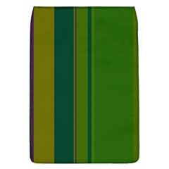 Green Elegant Lines Flap Covers (l)  by Valentinaart