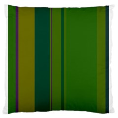 Green Elegant Lines Standard Flano Cushion Case (one Side)