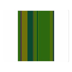 Green Elegant Lines Double Sided Flano Blanket (large)  by Valentinaart