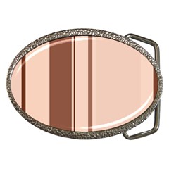 Elegant Brown Lines Belt Buckles by Valentinaart