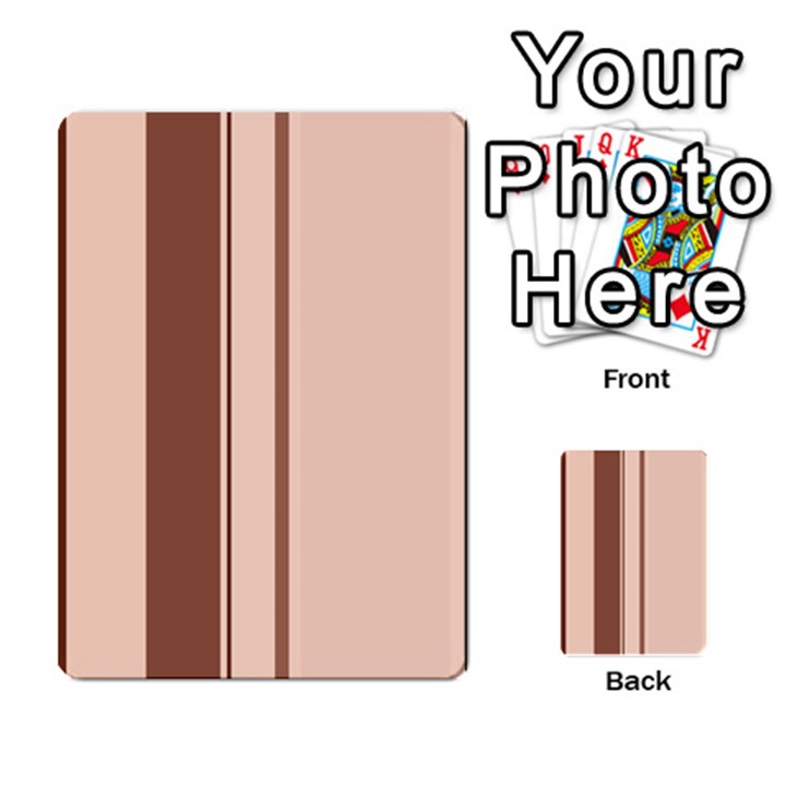 Elegant brown lines Multi-purpose Cards (Rectangle) 