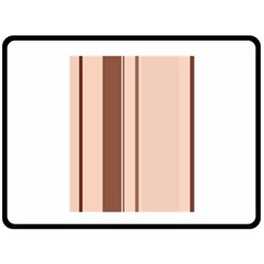 Elegant Brown Lines Fleece Blanket (large) 