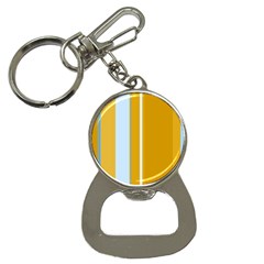 Yellow Elegant Lines Bottle Opener Key Chains by Valentinaart