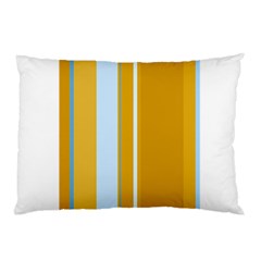 Yellow Elegant Lines Pillow Case (two Sides)