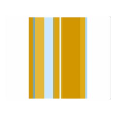 Yellow Elegant Lines Double Sided Flano Blanket (large) 