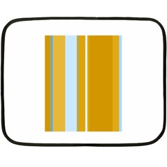 Yellow Elegant Lines Fleece Blanket (mini)