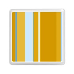 Yellow Elegant Lines Memory Card Reader (square) 