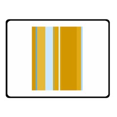 Yellow Elegant Lines Double Sided Fleece Blanket (small) 