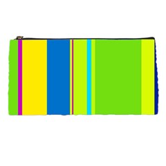 Colorful Lines Pencil Cases by Valentinaart