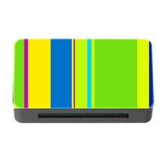 Colorful Lines Memory Card Reader With Cf