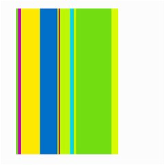 Colorful Lines Large Garden Flag (two Sides)