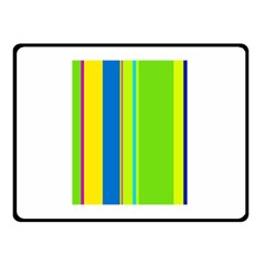 Colorful Lines Double Sided Fleece Blanket (small) 