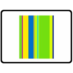 Colorful Lines Double Sided Fleece Blanket (large) 