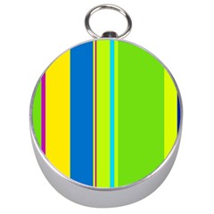 Colorful Lines Silver Compasses by Valentinaart