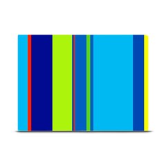 Blue And Green Lines Plate Mats