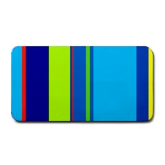 Blue And Green Lines Medium Bar Mats