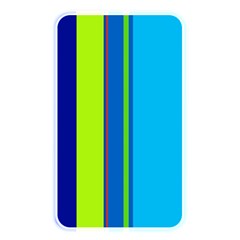 Blue And Green Lines Memory Card Reader by Valentinaart