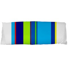 Blue And Green Lines Body Pillow Case Dakimakura (two Sides)