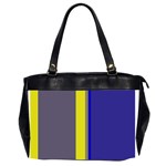 Blue and yellow lines Office Handbags (2 Sides)  Front