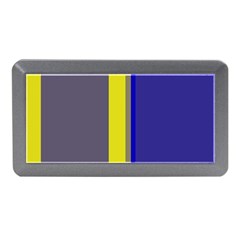 Blue And Yellow Lines Memory Card Reader (mini)