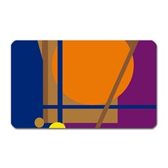 Decorative Abstract Design Magnet (rectangular) by Valentinaart