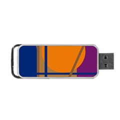 Decorative Abstract Design Portable Usb Flash (one Side)