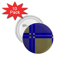 Blue design 1.75  Buttons (10 pack)