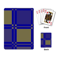 Blue Design Playing Card by Valentinaart