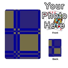 Blue Design Multi-purpose Cards (rectangle) 