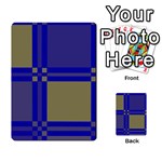 Blue design Multi-purpose Cards (Rectangle)  Front 1