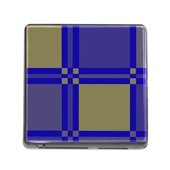 Blue Design Memory Card Reader (square) by Valentinaart