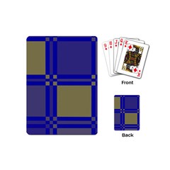 Blue design Playing Cards (Mini) 