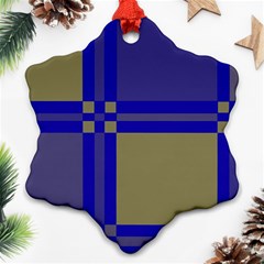 Blue design Ornament (Snowflake) 