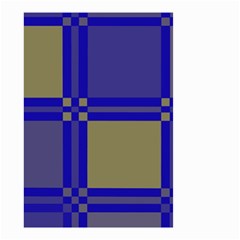 Blue Design Small Garden Flag (two Sides)