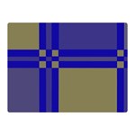 Blue design Double Sided Flano Blanket (Mini)  35 x27  Blanket Front