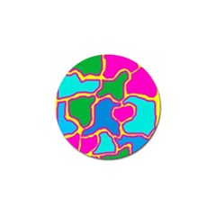 Colorful Abstract Design Golf Ball Marker (10 Pack) by Valentinaart