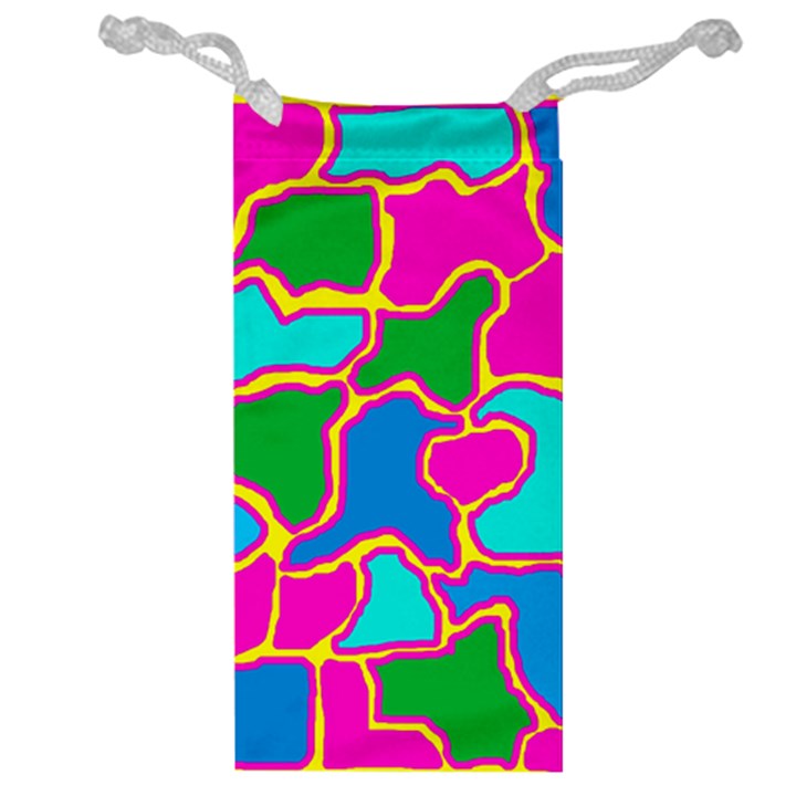 Colorful abstract design Jewelry Bags