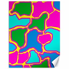 Colorful Abstract Design Canvas 18  X 24   by Valentinaart