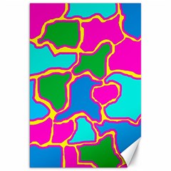 Colorful Abstract Design Canvas 20  X 30   by Valentinaart