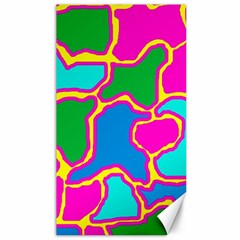 Colorful Abstract Design Canvas 40  X 72  